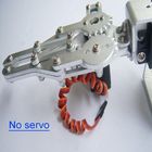 ชุด DIY หุ่นยนต์อะลูมิเนียม 2 แขนหุ่นยนต์ DOF, Digital Metal Gear Servo สำหรับ Arduino