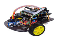 อุปสรรคอัลตราโซนิก Arduino Smart Robot หลีกเลี่ยงวัสดุ Chassis PCB