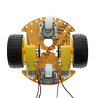 UNO R3 2WD สมาร์ทหุ่นยนต์รถแชสซี Kit Kit ABS ล้อสากลสำหรับ STEM การศึกษา