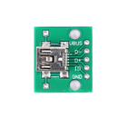 อิเล็กทรอนิกส์ A Rduino เซนเซอร์โมดูล USB เพื่อจุ่มไมโคร USB หัวมินิ 5 จุด Patch 2.54 มิลลิเมตรอะแดปเตอร์