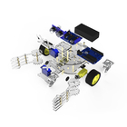 2WD RC Car Arduino Starter Kit พร้อม HC-SR04 เครื่องกล DIY วงจรรวม