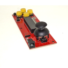 Arduino สีแดง Arduino Shield จอยสติ๊กแบบอนาล็อกโมดูล DC 4.75 - 12v OEM 150 * 47 * 35 มม