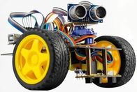 ไดรฟ์ 2WD สมาร์ท Arduino DOF หุ่นยนต์หลีกเลี่ยงอุปสรรคอัลตราโซนิก / Line Tracking