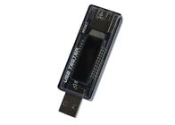 แอมป์มิเตอร์แรงดันไฟ USB ความจุพลังงาน เครื่องทดสอบแบตเตอรี่อิเล็กทรอนิกส์