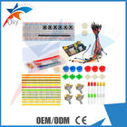 Blue Red Yellow Arduino Starter Kit พัดลมอิเล็กทรอนิกส์ที่ทนทานต่อฟิล์มคาร์บอน Led