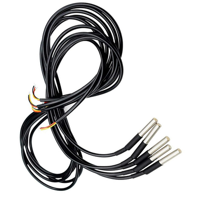 1M DS18B20 เซ็นเซอร์อุณหภูมิน้ำกันน้ำ Digital Stainless Steel Tube Thermal Probe Thermistor Temperature Control