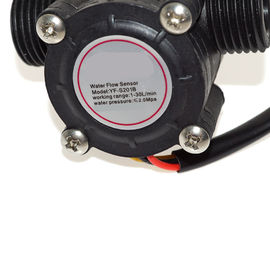เครื่องวัดการไหลของน้ำในห้องโถงแบบ 1/2 &quot;Water Flow Sensor Water YF-S201 DC4.5 5V-24V