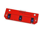 3 ช่องอินฟราเรดสีแดงติดตาม Arduino เซ็นเซอร์โมดูล CTRT5000 พร้อมไฟเลี้ยว LED จากโรงงาน