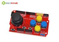Red Game จอยสติ๊กโล่ V1.A Expansion Arduino Controller Board สำหรับโครงการหุ่นยนต์อิเล็กทรอนิกส์