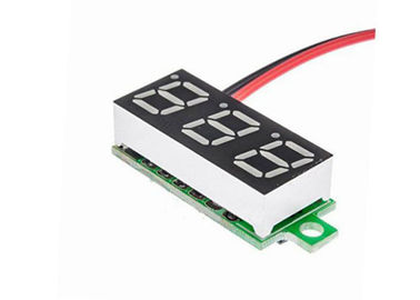 ขนาดเล็ก 0.28 "DC 2.5-30V Arduino Sensor Module โวลต์มิเตอร์ดิจิตอล LED แรงดันไฟฟ้า
