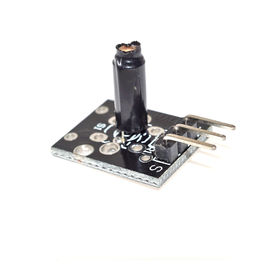 SW-18015P โมดูลสวิทช์สั่นสะเทือน Arduino, 3-5 โวลต์ 3 ขาโมดูลชุด Arduino สีดำ
