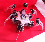 DIY Arduino DOF หุ่นยนต์สีเงินการศึกษา 6 ขา Bionic Hexapod Spider
