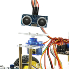 ชุดประกอบหุ่นยนต์รถยนต์มัลติฟังก์ชั่นเซ็นเซอร์อัลตราโซนิคพร้อมบทช่วยสอน