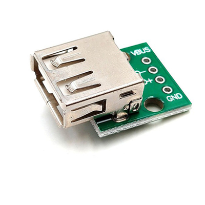 USB To 2.54mm DIP Adapter Female Connectors PCB Converter Board