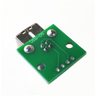 Type B ถึง DIP 2.54mm Pin 4P USB Adapter Board