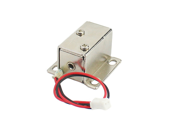 ล็อคตู้แม่เหล็กไฟฟ้า DC 12V ขนาดเล็ก 4mm Open Frame Solenoid สำหรับ Window