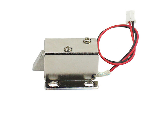 ล็อคตู้แม่เหล็กไฟฟ้า DC 12V ขนาดเล็ก 4mm Open Frame Solenoid สำหรับ Window