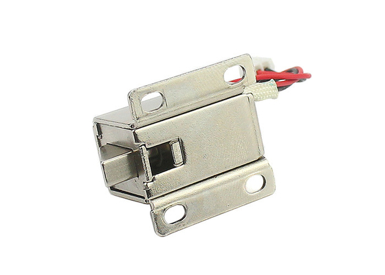 ล็อคตู้แม่เหล็กไฟฟ้า DC 12V ขนาดเล็ก 4mm Open Frame Solenoid สำหรับ Window