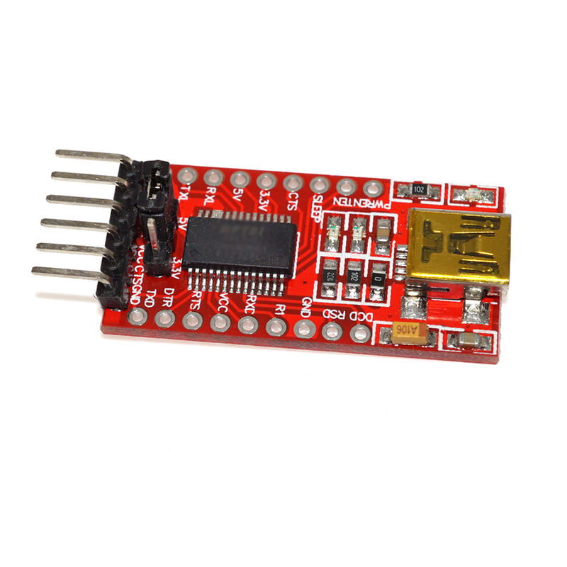 3.3V 5.5V เซนเซอร์สำหรับ Arduino Mini USB FTDI FT232RL USB กับ TTL โมดูล Serial Adapter