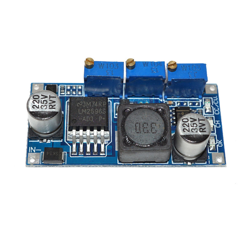 โมดูลดาวน์สโตร์ DC-DC LM2596 เซนเซอร์โมดูลสำหรับ Arduino 7V-35V ถึง 1.25V-30V 3A