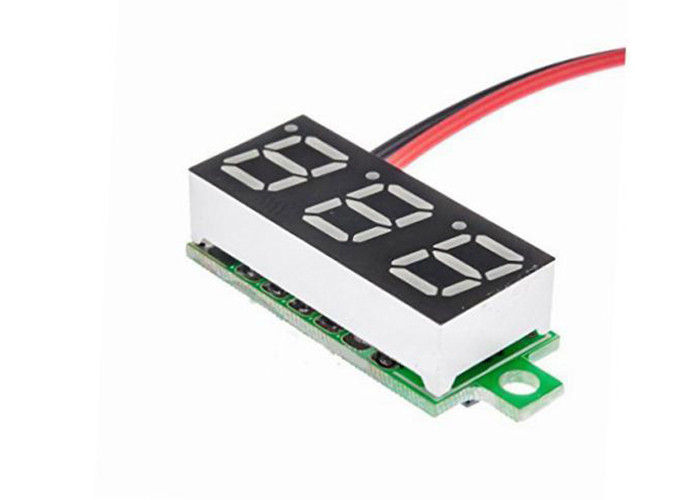 ขนาดเล็ก 0.28 "DC 2.5-30V Arduino Sensor Module โวลต์มิเตอร์ดิจิตอล LED แรงดันไฟฟ้า