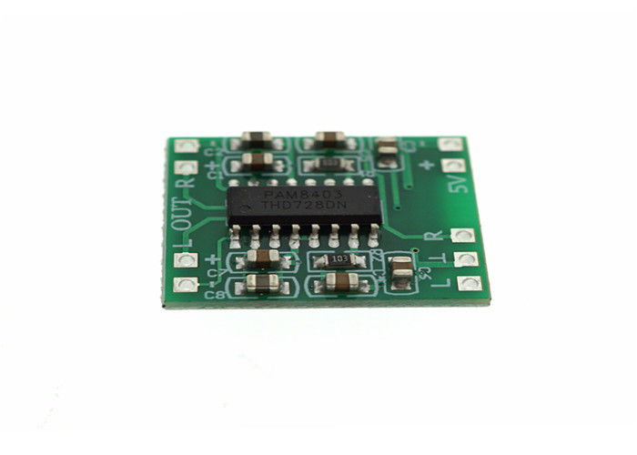 2 ช่องดิจิตอลแอมพลิฟายเออร์คณะกรรมการ 3W Output Power 2.5V - 5V Voltage Regulator