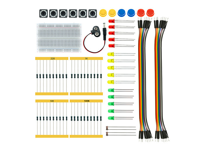 OEM / ODM Jumper Wires Electronic Breadboard Starter Kit สำหรับ Arduino