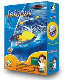 สำหรับเด็ก Jet Boat DIY ของเล่นเพื่อการศึกษาประกอบการศึกษา
