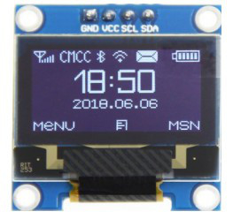 SSD1306 0.96 นิ้ว IIC I2C Serial GND 128X64 OLED LCD โมดูลแสดงผล LED สำหรับ Arduino